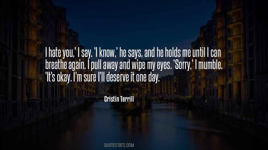 Sorry Again And Again Quotes #831108