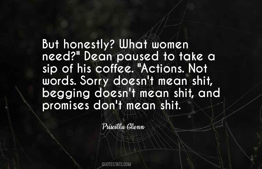 Sorry Doesn't Mean Quotes #51329