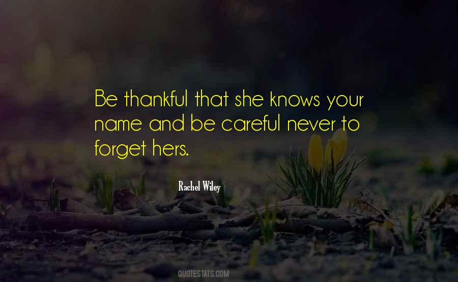 Quotes About Be Thankful #1080714