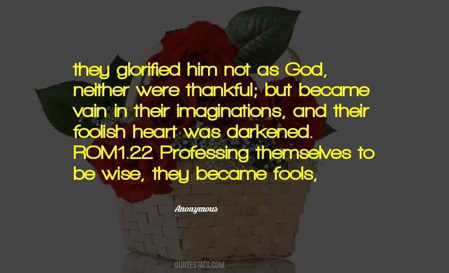 Quotes About Be Thankful To God #193249