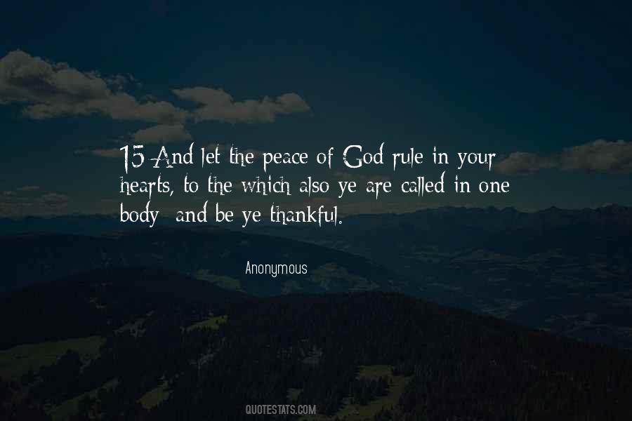 Quotes About Be Thankful To God #204034
