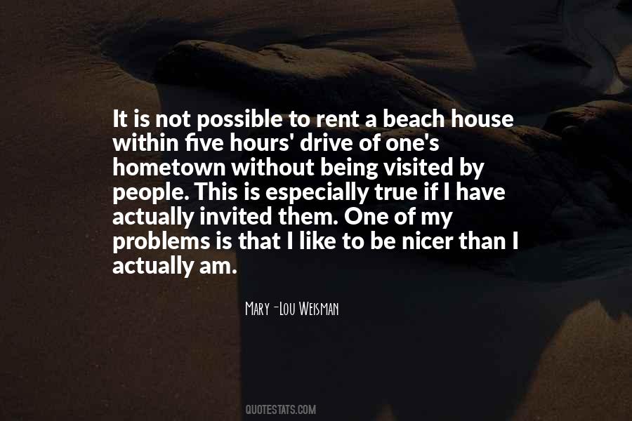 Quotes About Beach House #792686