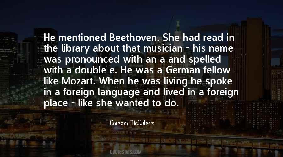 Quotes About Beethoven Mozart #1857786