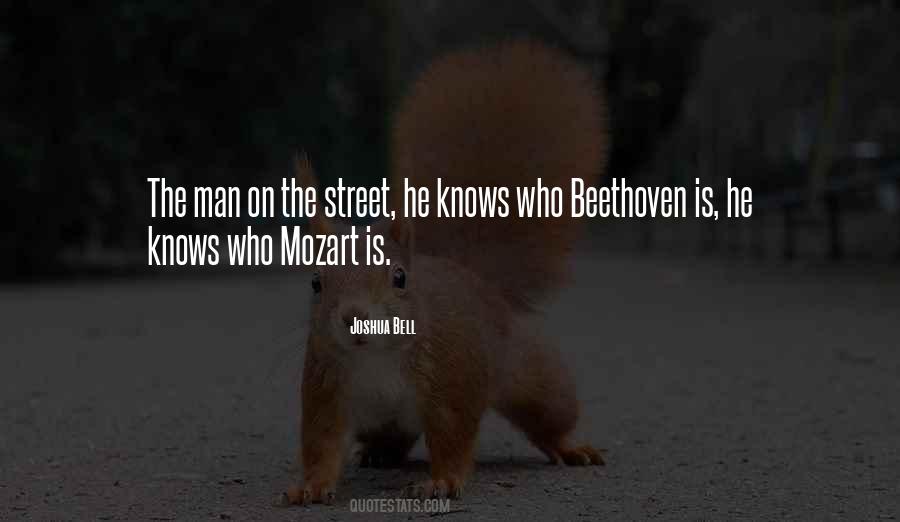 Quotes About Beethoven Mozart #787862