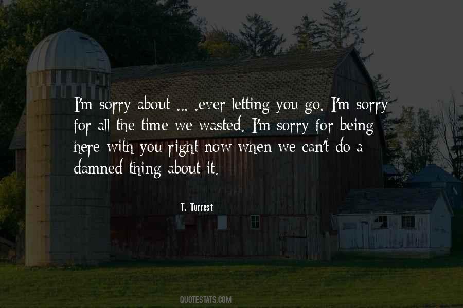 Sorry Sorry Sorry Quotes #16054