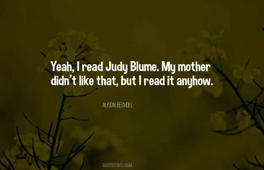 Quotes About Judy Blume #1679158