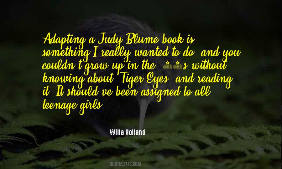 Quotes About Judy Blume #488977