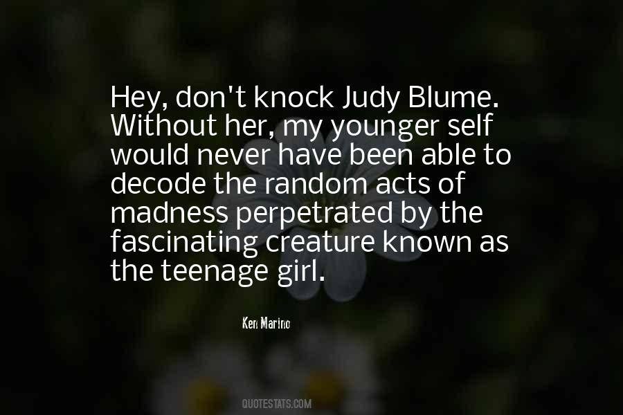 Quotes About Judy Blume #715872
