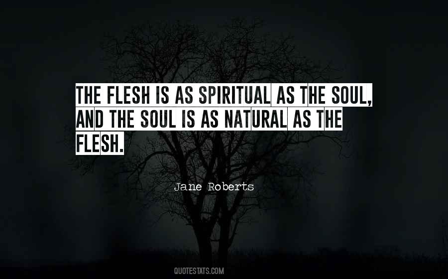 Soul And Flesh Quotes #1847035