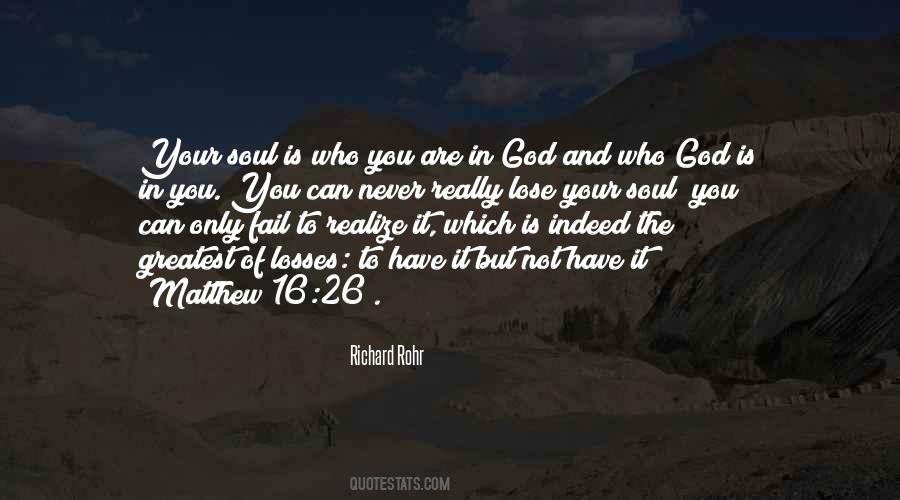 Soul And God Quotes #148260