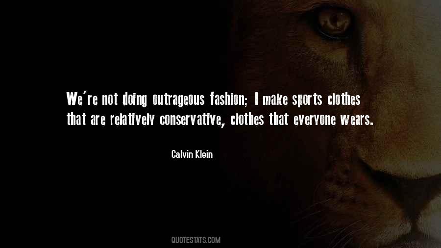 Quotes About Calvin Klein #791978