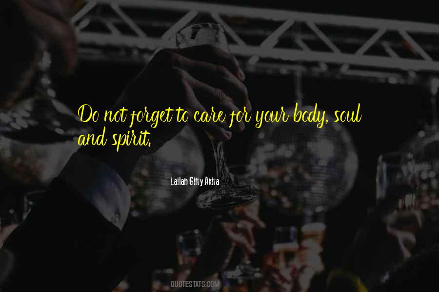 Soul Care Quotes #370027