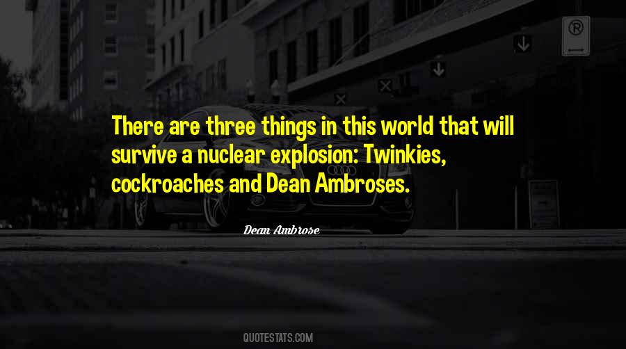 Quotes About Dean Ambrose #1349266