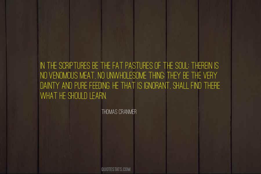 Soul Feeding Quotes #1149579