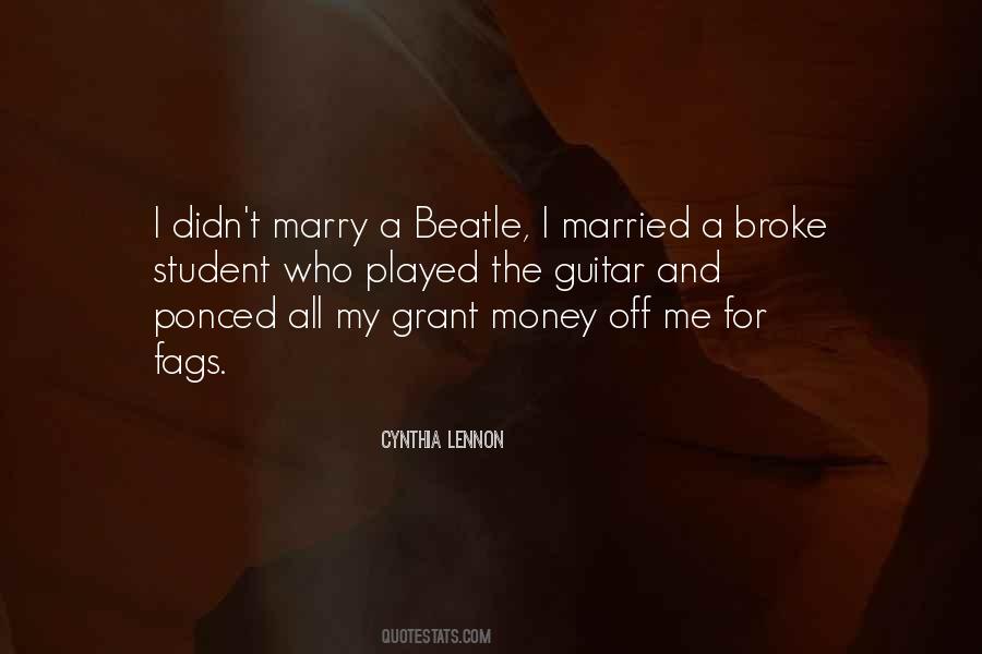 Quotes About Cynthia Lennon #851115