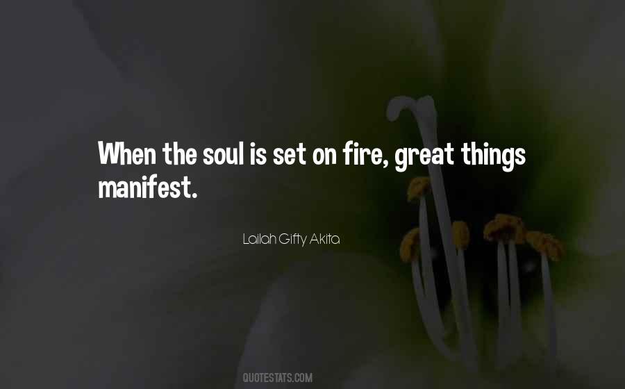 Soul On Fire Quotes #590334