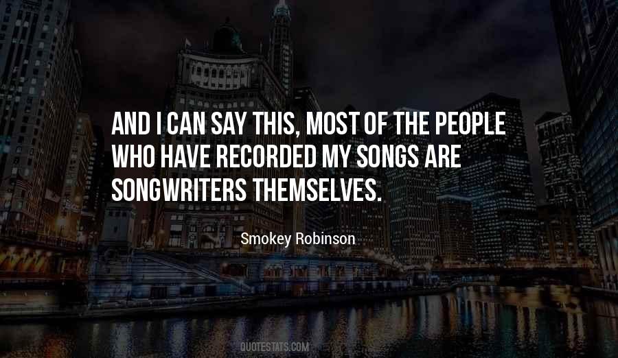 Quotes About Smokey Robinson #678594