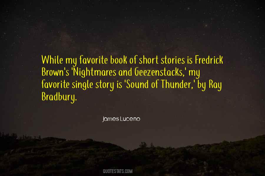 Sound Of Thunder Quotes #113115