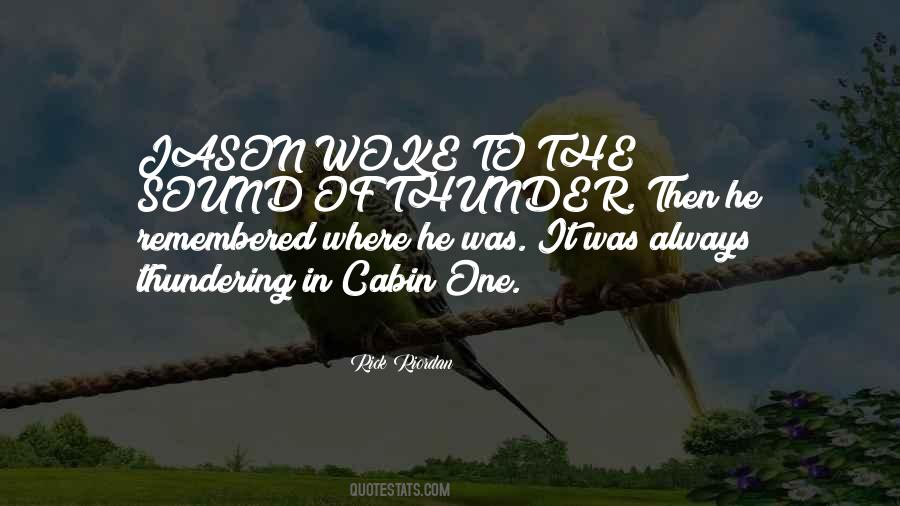 Sound Of Thunder Quotes #1683772
