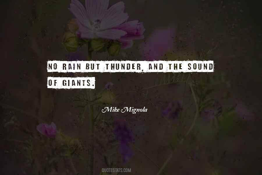 Sound Of Thunder Quotes #205376