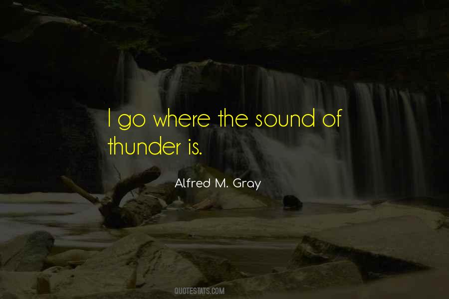 Sound Of Thunder Quotes #389115