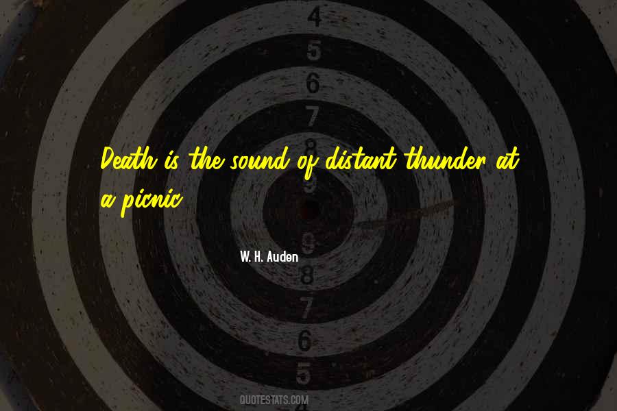 Sound Of Thunder Quotes #796915