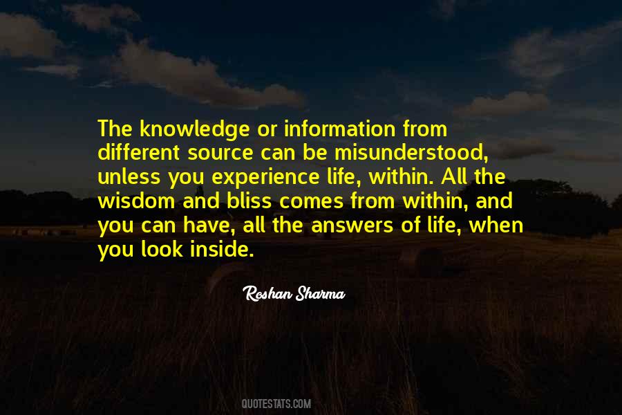 Source Of Knowledge Quotes #1324122