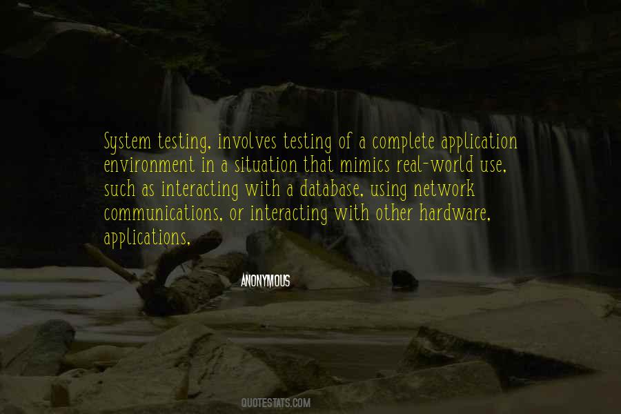 Quotes About Applications #1750451