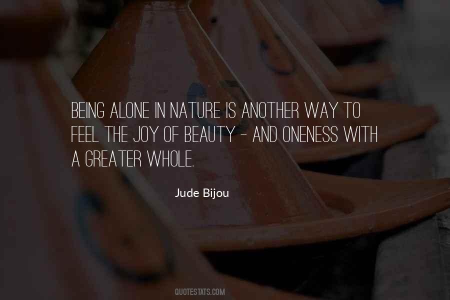 Quotes About Alone In Nature #1752004