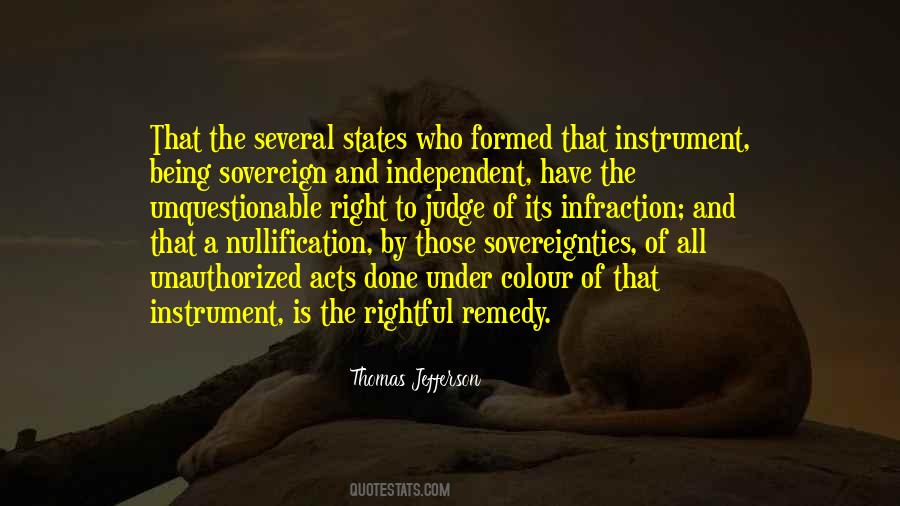 Sovereign States Quotes #1323023