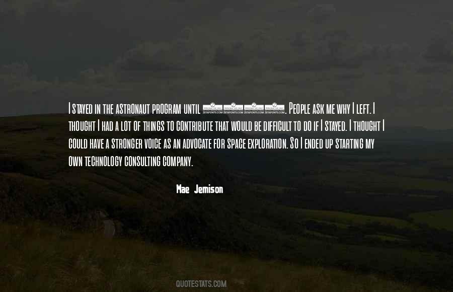 Quotes About Mae Jemison #1219043