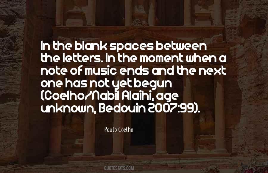 Spaces Between Us Quotes #499971