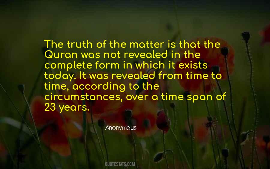 Span Of Time Quotes #12043