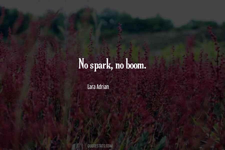 Spark Is Gone Quotes #21332