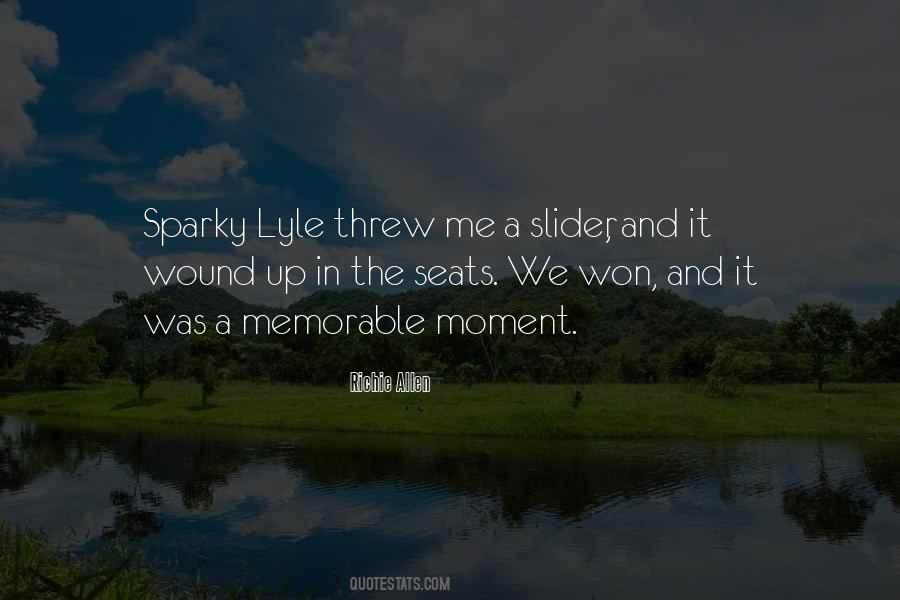 Sparky Lyle Quotes #362255