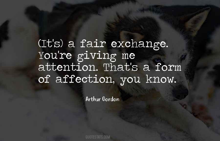 Quotes About Affection And Attention #154433