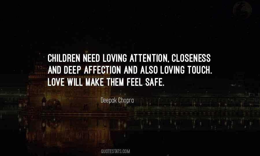 Quotes About Affection And Attention #869555