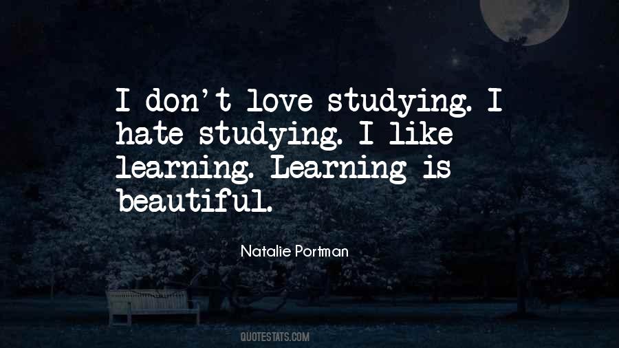 Quotes About Studying And Learning #329087