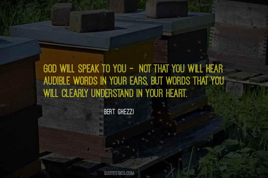 Speak Clearly Quotes #35740