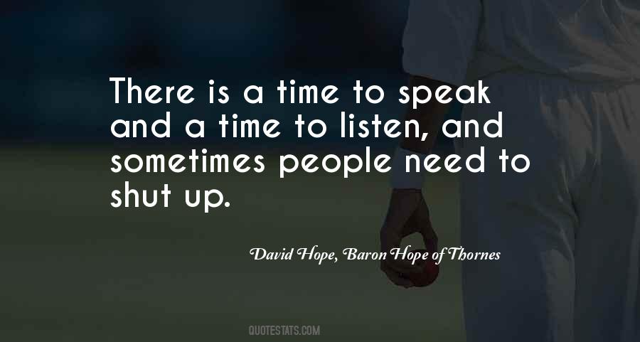 Speak Less And Listen More Quotes #46733