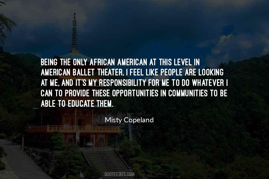 Quotes About Being African #1087629