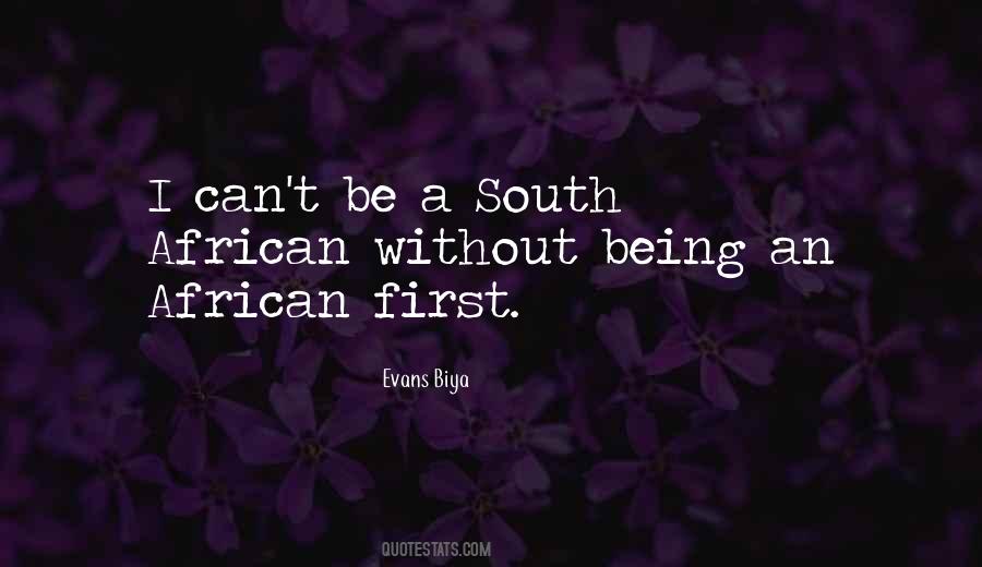 Quotes About Being African #566933