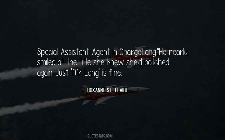 Special Agent Quotes #56059