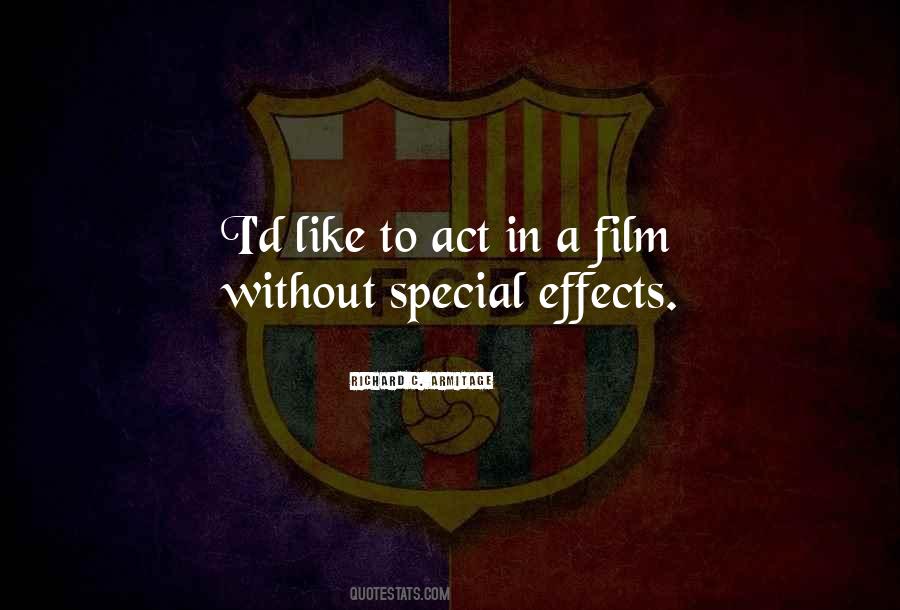 Special Effects Quotes #395116