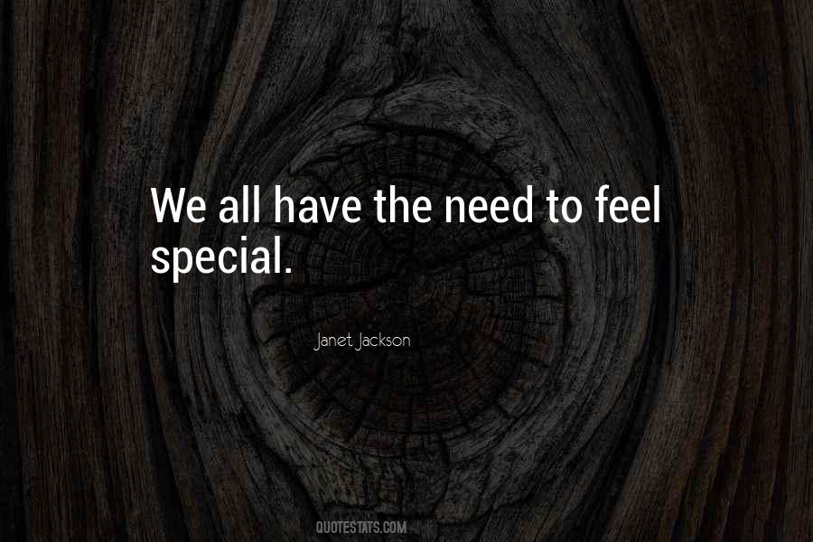 Special Feel Quotes #385083
