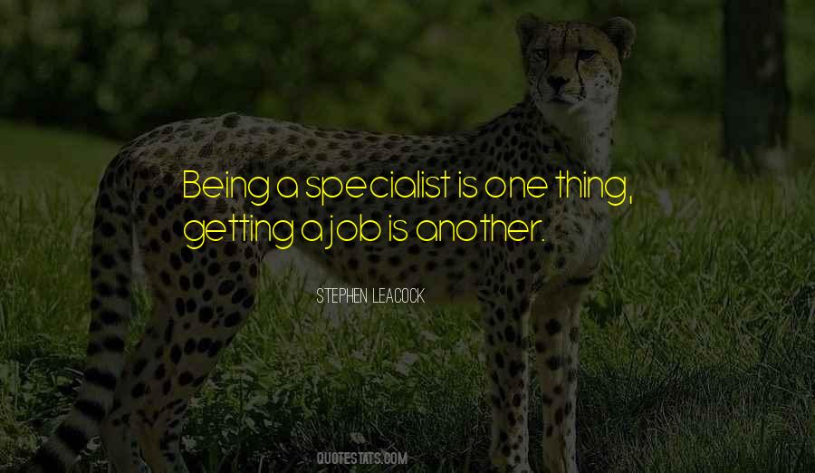 Specialist Quotes #1215570