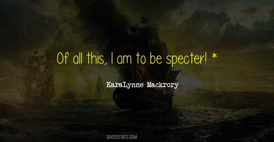 Specter Quotes #1261288