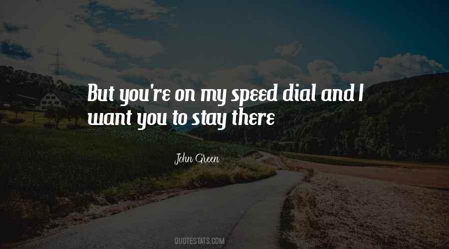 Speed Dial Quotes #1276790