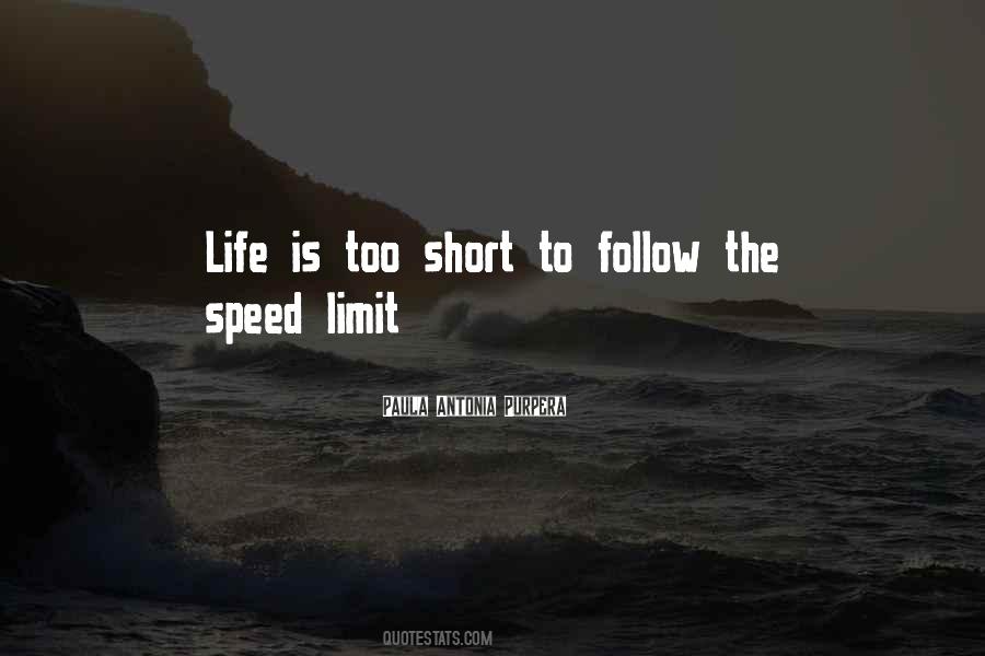 Speed Limit Quotes #154895