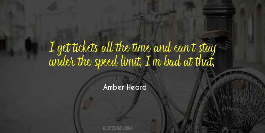 Speed Limit Quotes #501044